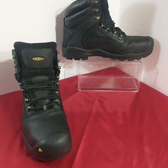 Keen Louisville Men's SZ 13 EE 6" 1011357EE Black Steel Toe Boot . - Picture 1 of 9